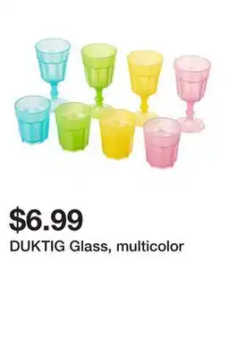 Ikea DUKTIG Glass, multicolor offer