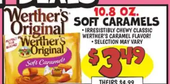 Ollie's Werther's Original 10.8 OZ. SOFT CARAMELS offer