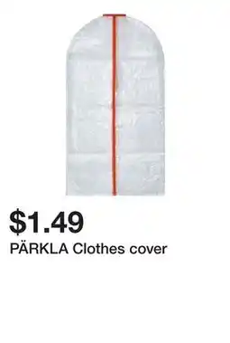 Ikea PÄRKLA Clothes cover offer