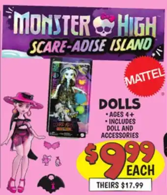 Ollie's DOLLS offer