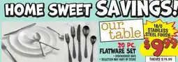Ollie's FlATWARE SET offer