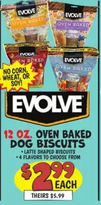 Ollie's OVEN BAKED DOG BISCUITS offer