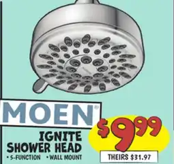 Ollie's MOEN IGNITE SHOWER HEAD offer