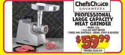 Ollie's CHEF CHOICE PROFESSIONAL LARGE CAPACITY MEAT GRINDER offer