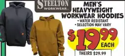 Ollie's STEELTON MEN'S HEAVYWEIGHT WORKWEAR HOODIES offer