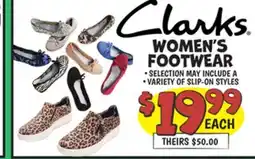 Ollie's CLARKS WOMEN'S FOOTWEAR offer