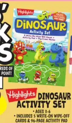 Ollie's DINOSAUR ACTIVITY SET offer