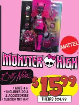 Ollie's MONSTER HIGH offer