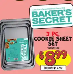 Ollie's BAKER'S SECRET COOKIE SHEET SET offer