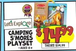 Ollie's CAMPING S'MORES PLAYSET offer