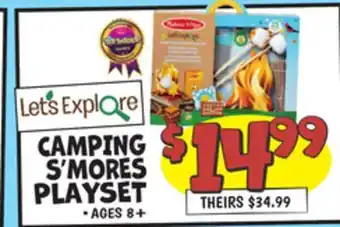 Ollie's CAMPING S'MORES PLAYSET offer