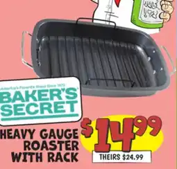 Ollie's BAKERS SECRET HEAVY GAUGE ROASTER WITH RACK offer