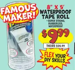 Ollie's FAMOUS MAKER WATERPROOF TAPE ROLL offer