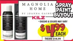 Ollie's SPRAY PAINT BUYOUT offer