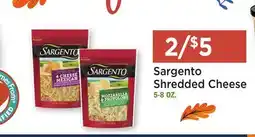 Heinen's Sargento Shredded Cheese offer