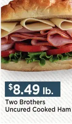 Heinen's Two Brothers Uncured Cooked Ham offer