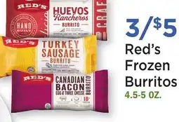 Heinen's Red's Frozen Burritos offer
