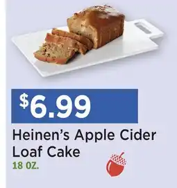Heinen's Heinen's Apple Cider Loaf Cake offer