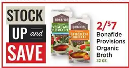 Heinen's Bonafide Provisions Organic Broth offer