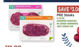 Heinen's PRE Steaks offer