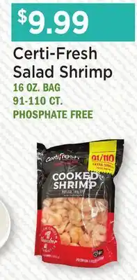 Heinen's Certi-Fresh Salad Shrimp offer