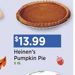 Heinen's Heinen's Pumpkin Pie offer