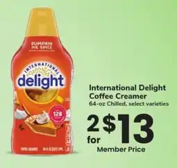 Albertsons International Delight Coffee Creamer offer