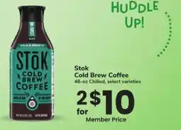 Albertsons Stok Cold Brew Coffee offer