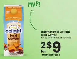 Albertsons International Delight Iced Coffee offer