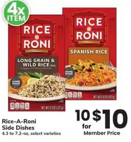 Albertsons Rice-a-roni side dishes offer