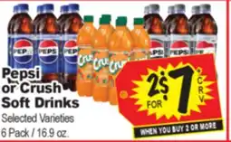 Superior Grocers Pepsi or Crush Soft Drinks offer