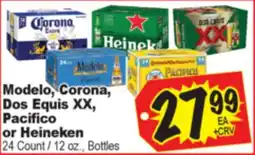 Superior Grocers Modelo, Corona, Dos Equis XX, Pacifico or Heineken offer