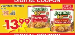 Superior Grocers Juanita's Menudo offer