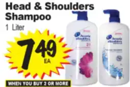 Superior Grocers Head & Shoulders Shampoo offer