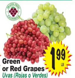 Superior Grocers Green or Red Grapes offer