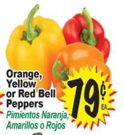 Superior Grocers Orange, Yellow or Red Bell Peppers offer