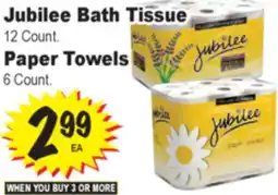 Superior Grocers Jubilee Bath Tissue 12 Count. Paper Towels 6 Count offer