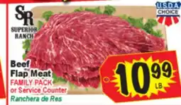 Superior Grocers Superior Ranch Beef Flap Meat offer