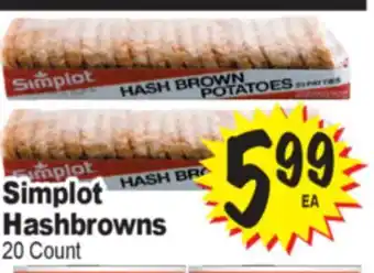 Superior Grocers Simplot Hashbrowns offer