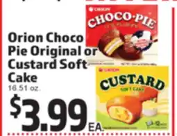 Superior Grocers Orion Choco Pie Original or Custard Soft Cake offer