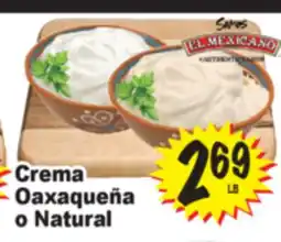 Superior Grocers Crema Oaxaqueña o Natural offer