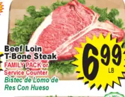 Superior Grocers Beef Loin T-Bone Steak offer