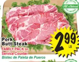 Superior Grocers Pork Butt Steak offer