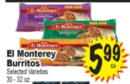 Superior Grocers El Monterey Burritos offer