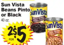 Superior Grocers Sun Vista Beans Pinto or Black offer