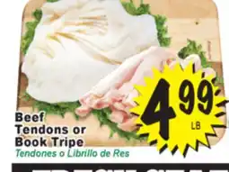 Superior Grocers Beef Tendons or Book Tripe offer