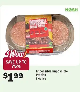 Grocery Outlet Impossible Patties offer