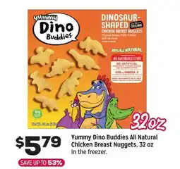 Grocery Outlet Yummy Dino Buddies All Natural Chicken Breast Nuggets, 32 oz offer