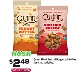 Grocery Outlet Quinn Filled Pretzel Nuggets, 5.8–7 oz offer