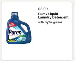 Walgreens Purex Liquid Laundry Detergent offer